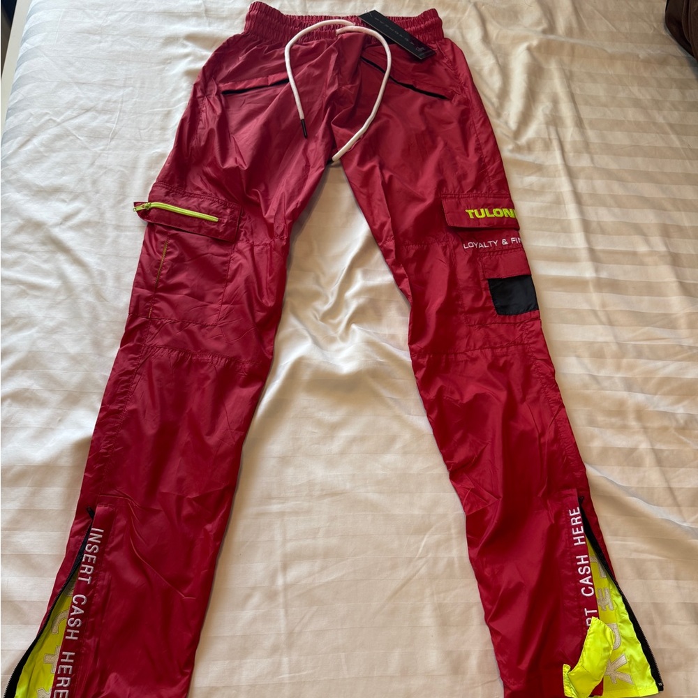 Red Cargo Pants for Men